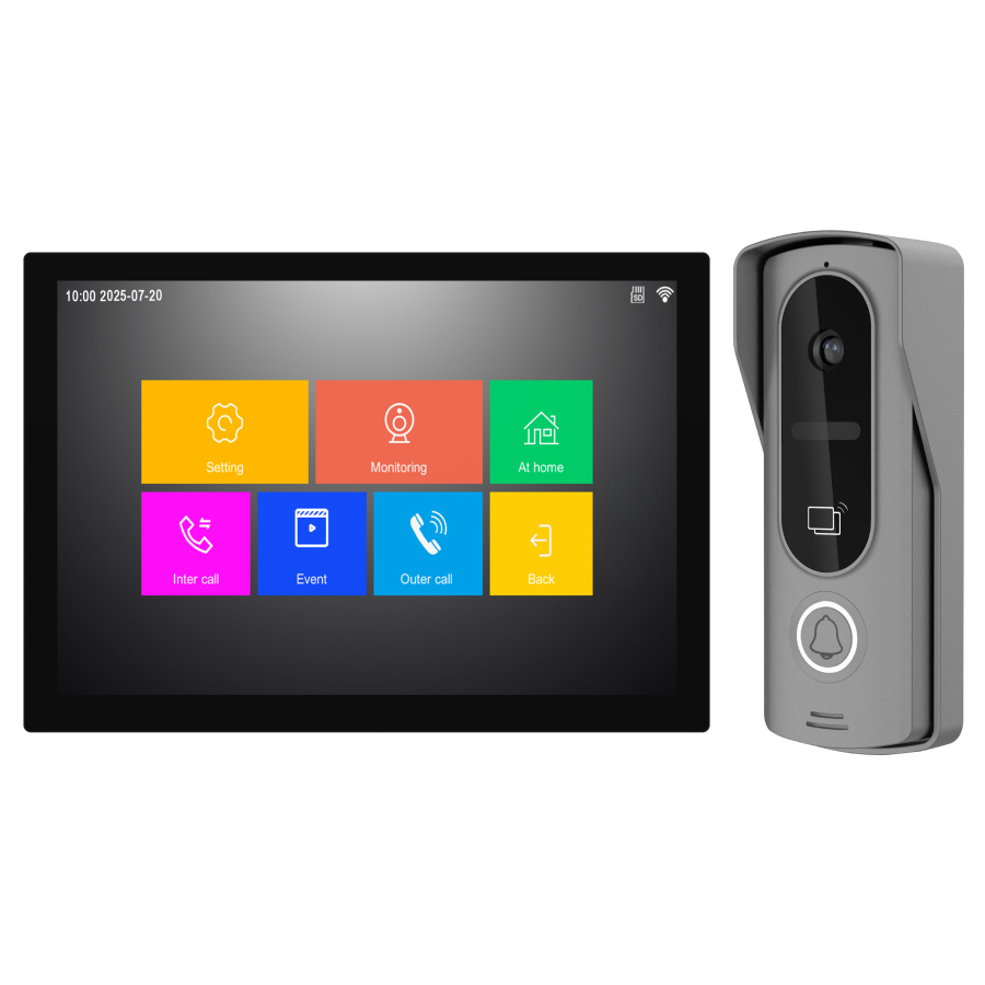 Комплект IP домофона Teldis ISee210 (Вызывная панель + Монитор), Android, Wi-Fi, RFID, 10 дюймов