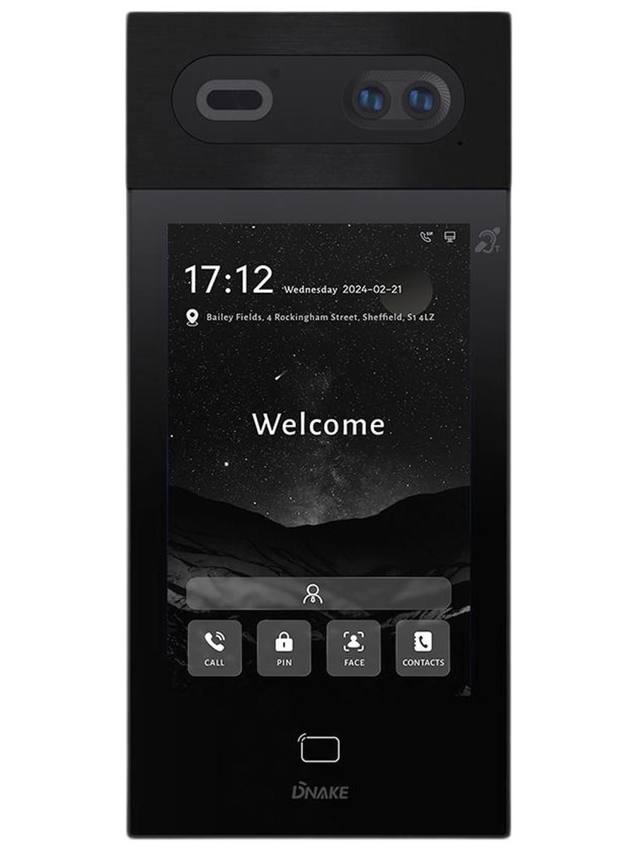 IP-вызывная панель Dnake S617/S, PoE, IP65, 8 дюймов, поддержка технологии WDR, настенный монтаж