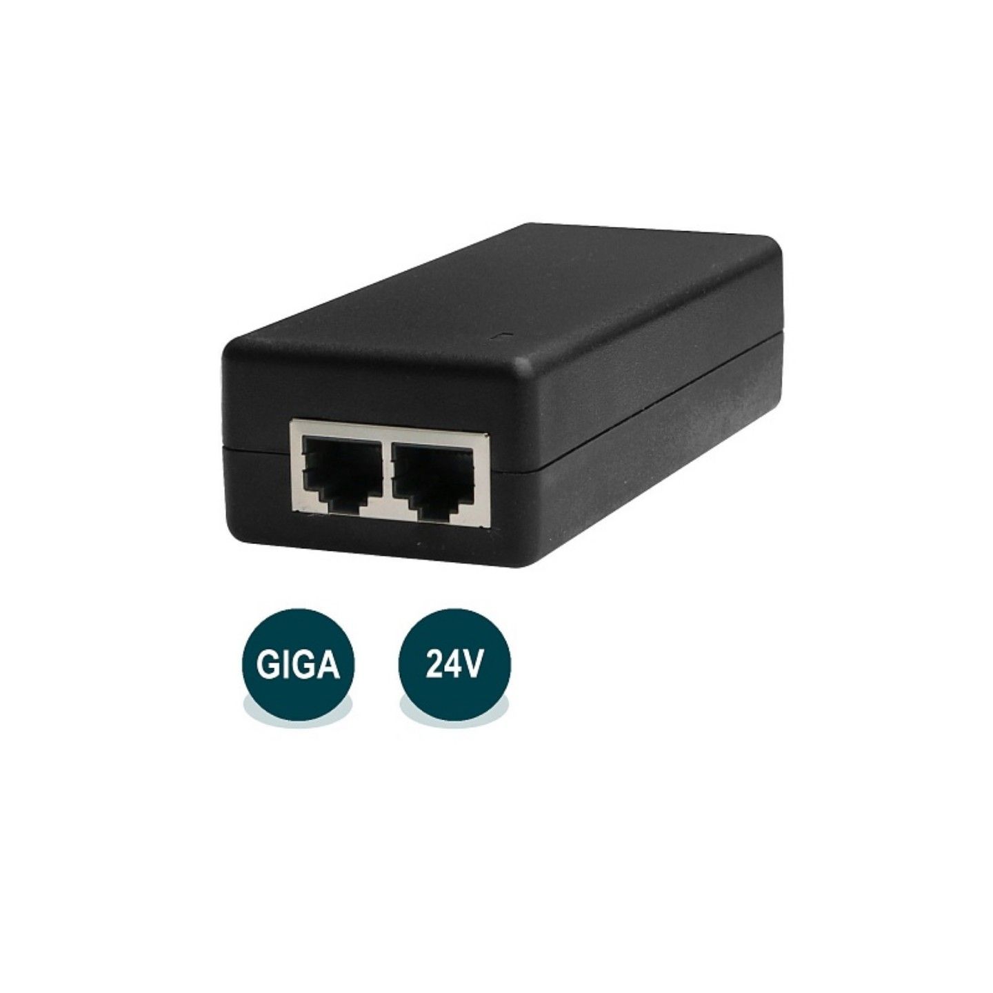 PoE-инжектор Wi-Tek WI-POE51-24V, подключение устройств с поддержкой Passive PoE 24В, на скоростях до 1000Мбит/c