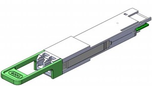 Модуль QSFP-DD 400G, CMIS4.0, 2km SM, 2xLC