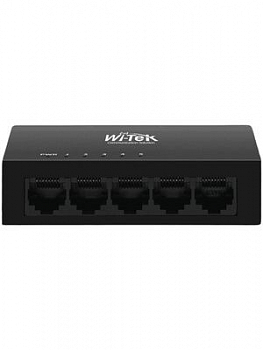 Коммутатор неуправляемый Wi-Tek WI-SG105 v3, 5 портов 1000Base-T