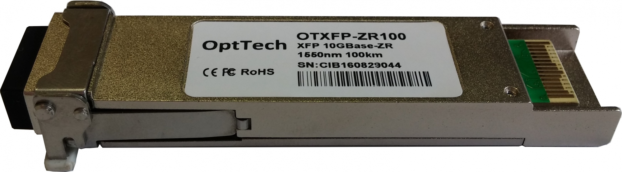 Модуль XFP, 10GBase-ZR, 1550nm, 100km