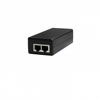 PoE-инжектор Wi-Tek WI-POE31-48V-4578, подключение устройств по стандарту PoE 802.3at/af по проводам: 4,5+/7,8-, до 100Мбит/c.