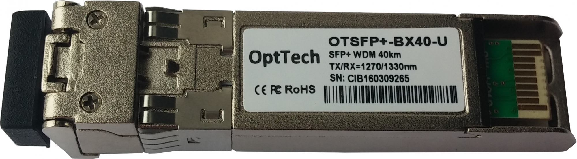 Модуль SFP+, WDM, TX/RX=1270/1330nm, 40km