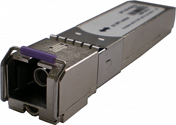 Модуль SFP, WDM, 1.25Gbps, TX/RX=1550/1310nm, SC, 40 km