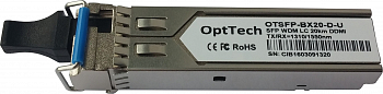 Модуль SFP, WDM, TX/RX=1310/1550nm, LC, 20km, DDMI